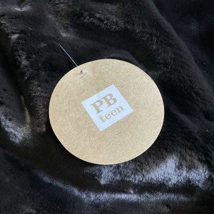 Pottery Barn Teen Brown Luxe Fur Beanbag Slipcover